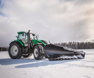 Record Mondial: Tractorul autonom Valtra înlătură zăpada cu o viteză de 73,171 km/h