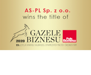 AS-PL a câștigat titlul de „Gazela Biznesu 2020”