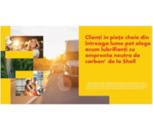 SHELL introduce un portofoliu global de lubrifianti cu amprenta redusa de carbon