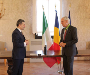 Marco Tronchetti Provera, vicepreședintele Pirelli a fost decorat de președintele României, Klaus Iohannis
