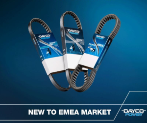 Dayco subliniază oferta sa cuprinzătoarede curele  pentru motociclete și scutere EMEA