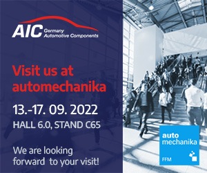 Noutățile AIC Germany 2022. Ne veți găsi la Automechanika Frankfurt.