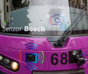 Bosch echipează un tramvai din Cluj-Napoca  cu un sistem de siguranță de ultimă generație